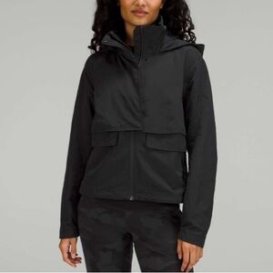Lululemon Always Effortless jacket black size 2 cropped